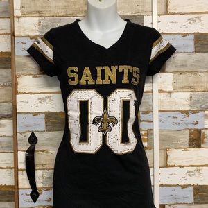 NFL Ladies M New Orleans Saints T-Shirt